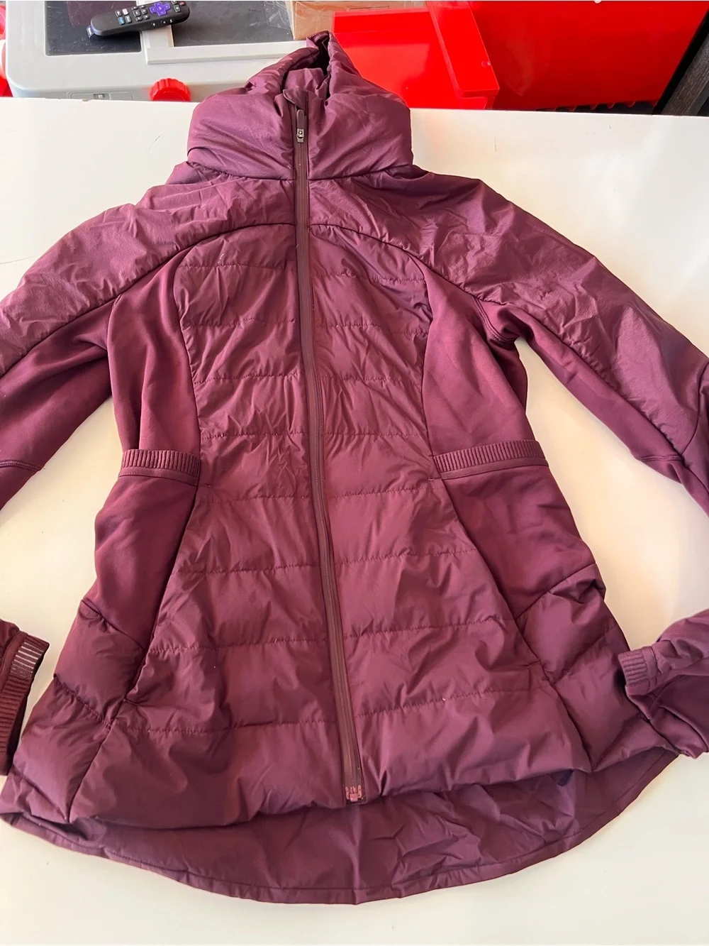 lululemon athletica hooded quilted